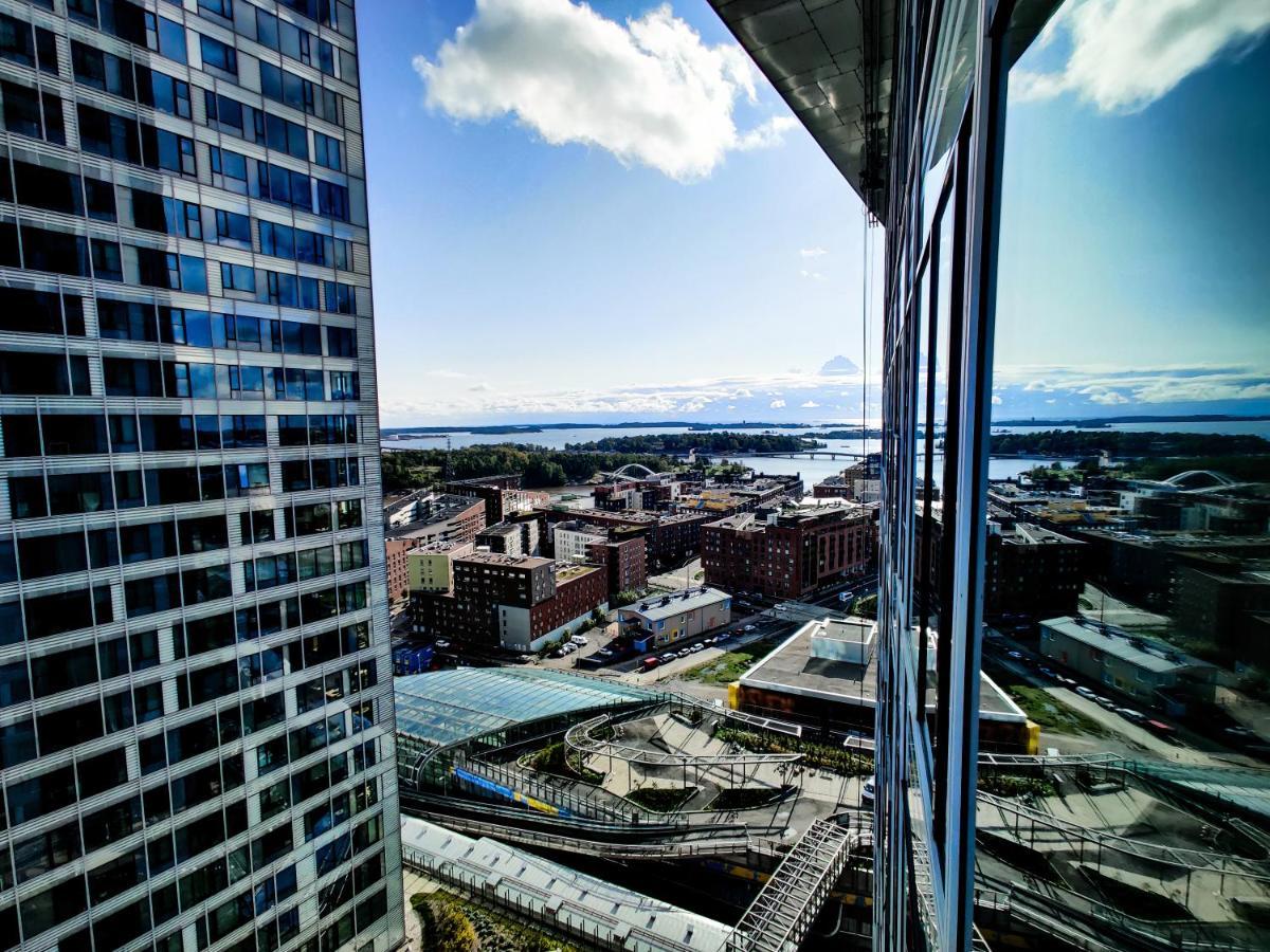 18Th Floor Helsinki High Point 1 Bdr Apartment With City View - Free Garage Parking Buitenkant foto