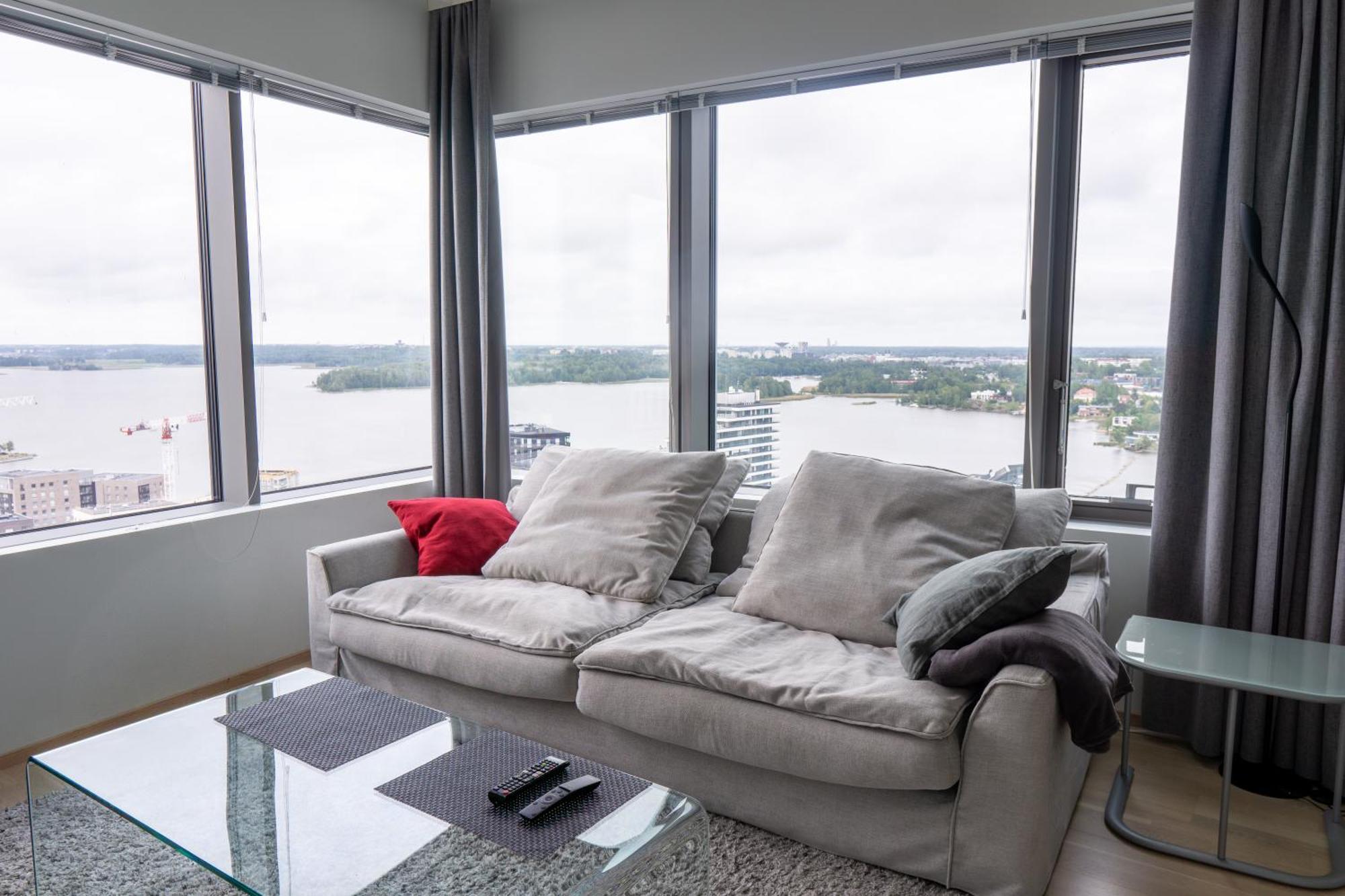18Th Floor Helsinki High Point 1 Bdr Apartment With City View - Free Garage Parking Buitenkant foto